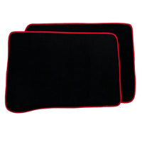 Black Floor Mats for Toyota Prius (2009-2012) with Red Trim - AutoWin