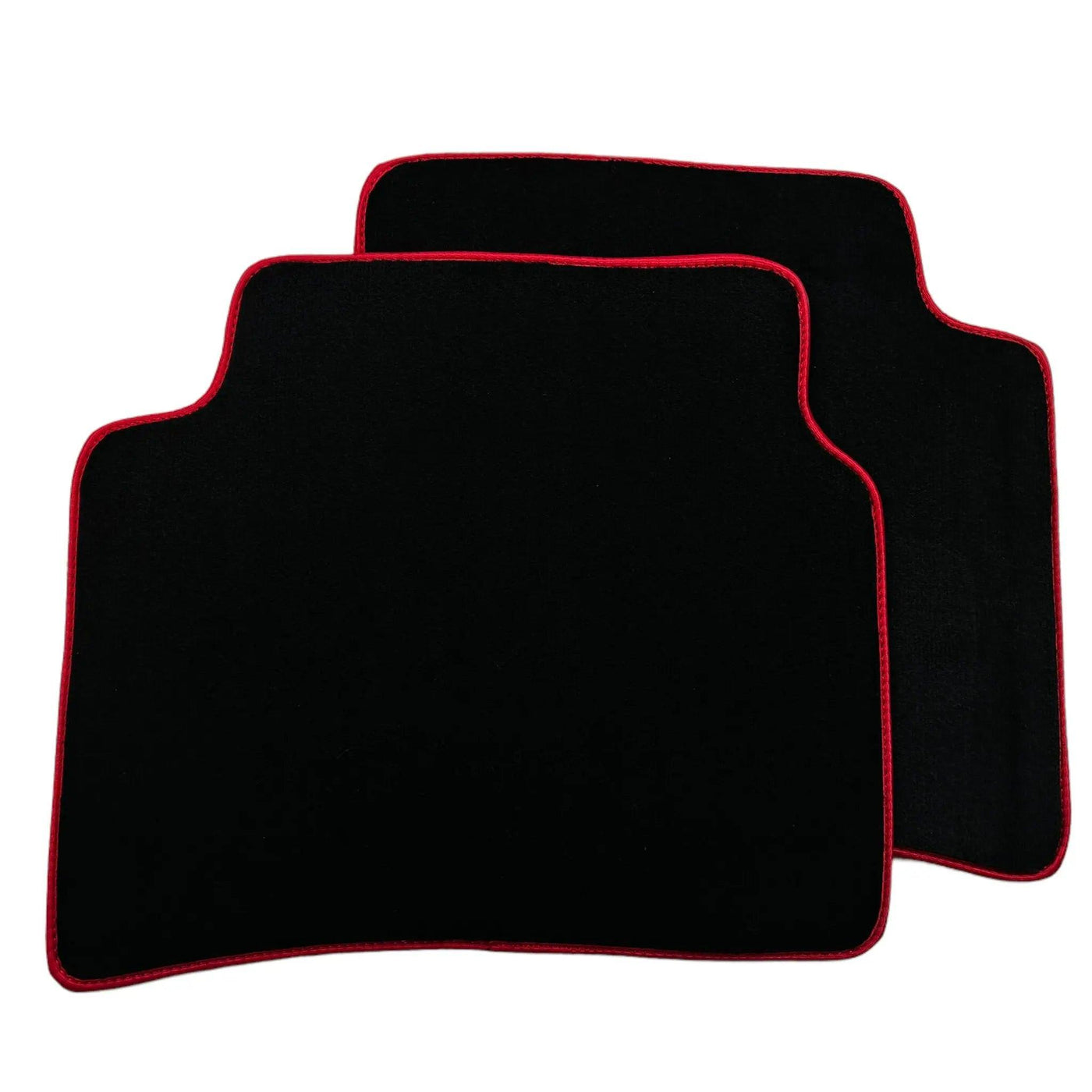 Black Floor Mats for Toyota Prius (2016-2021) ER56 Design with Red Trim - AutoWin