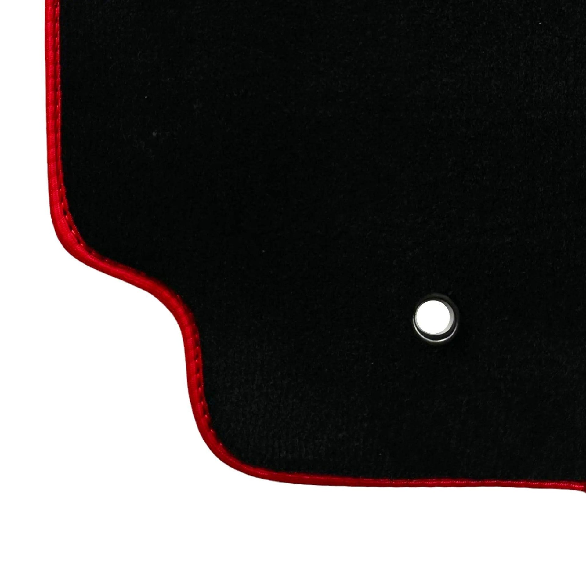 Black Floor Mats For Toyota RAV4 (2000-2003) ER56 Design with Red Trim - AutoWin