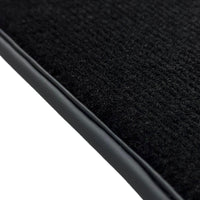 Black Luxury Floor Mats for Mercedes Benz C-Class W203 Sedan (2000-2007) | ER56 Design - AutoWin