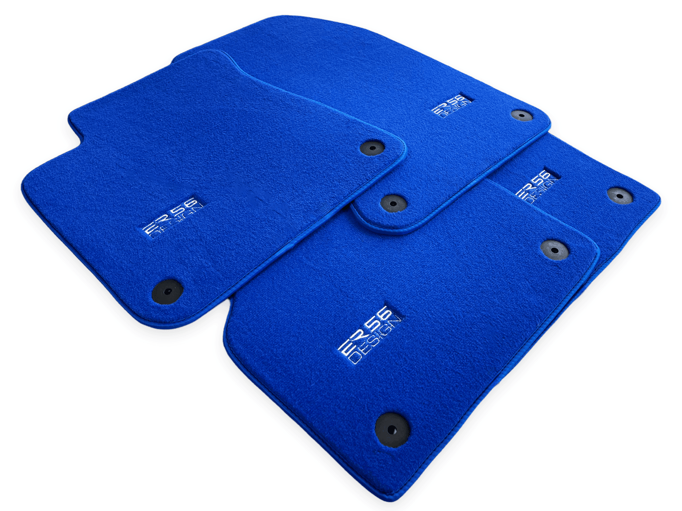Blue Floor Mats for Audi A8 D5 (2017-2023) | ER56 Design - AutoWin