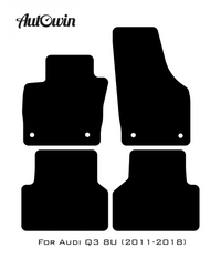 Blue Floor Mats for Audi Q3 8U (2011-2018) | ER56 Design - AutoWin