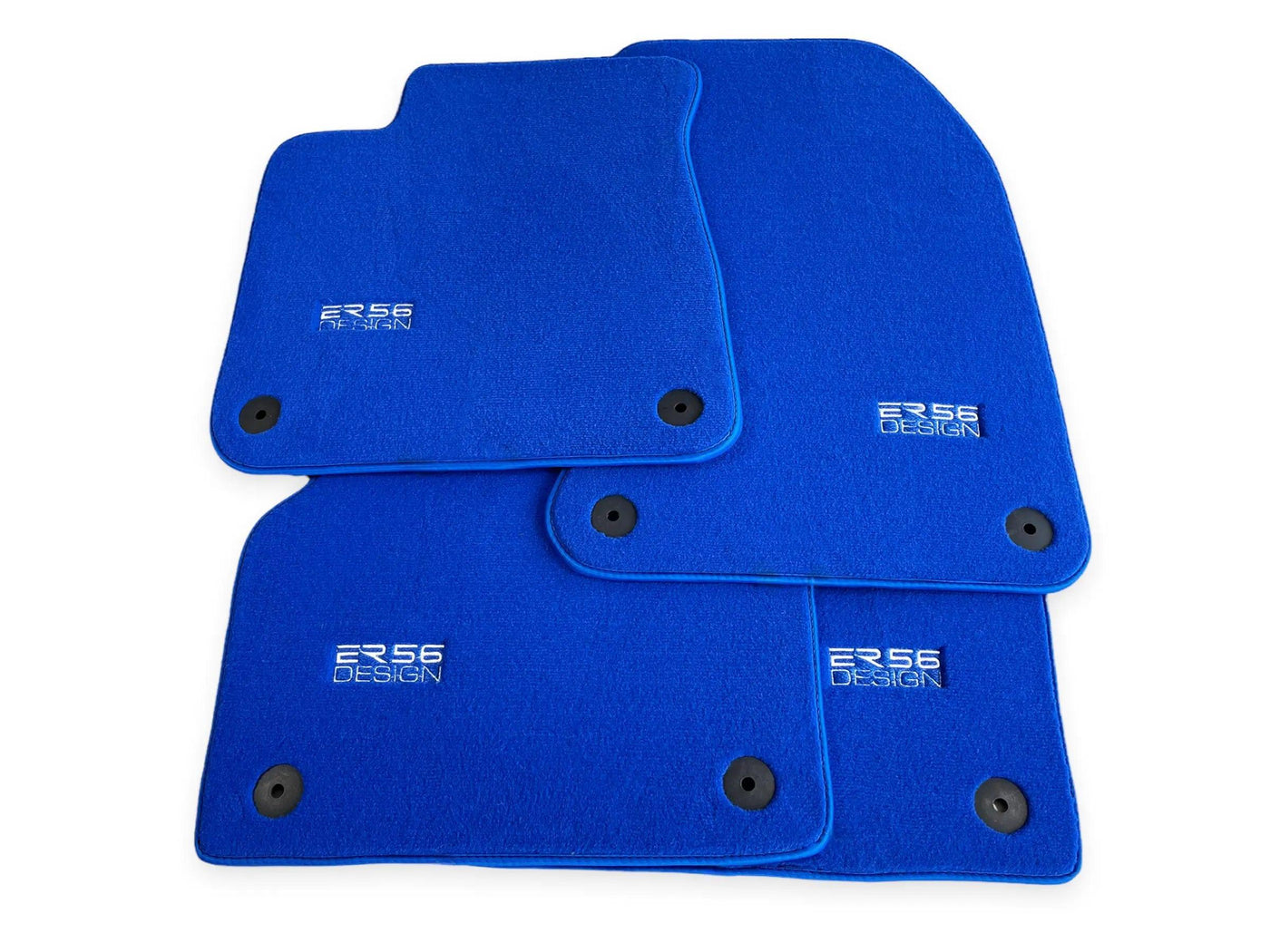 Blue Floor Mats for Audi Q3 F3 (2018-2024) | ER56 Design - AutoWin