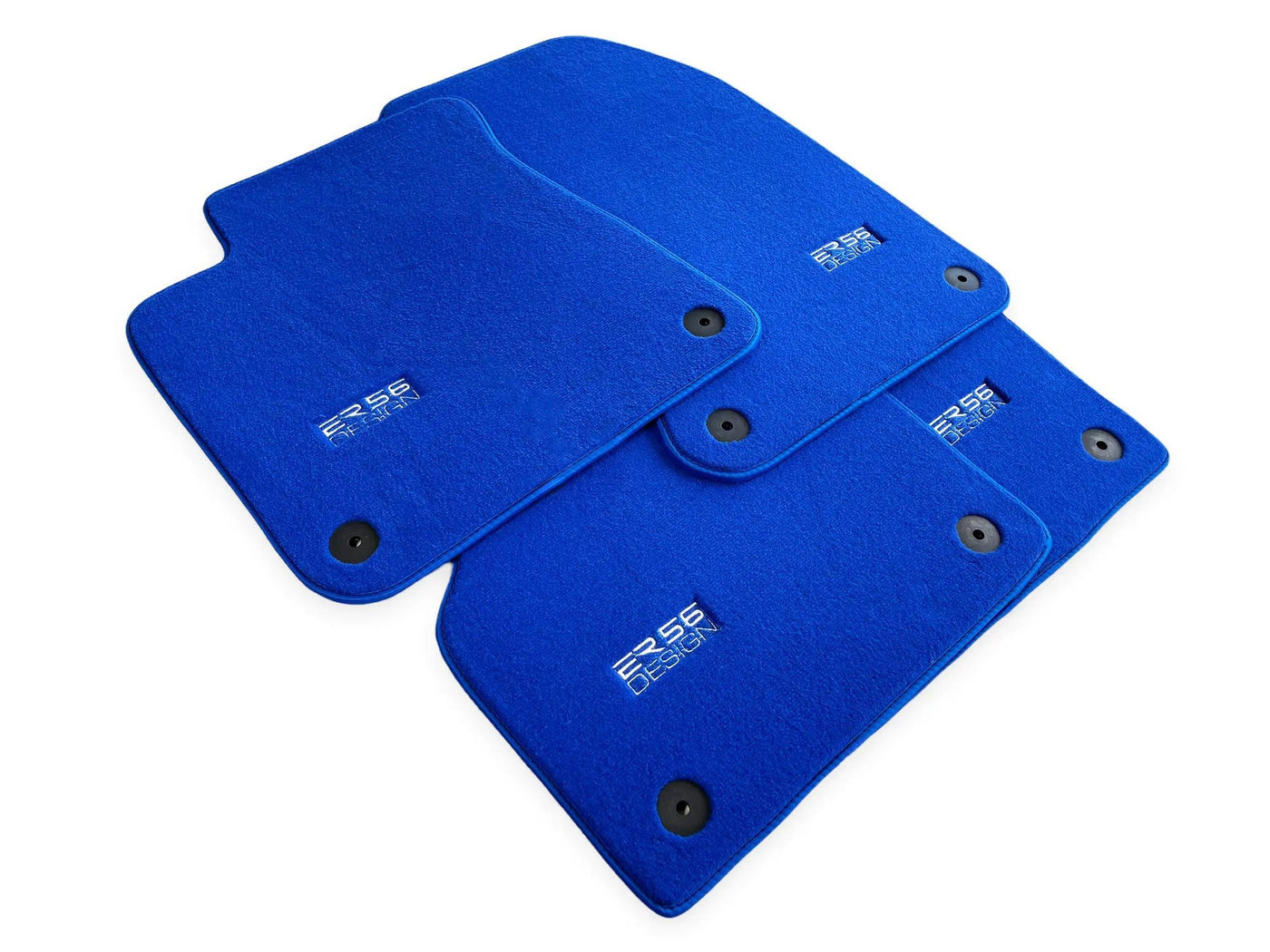 Blue Floor Mats for Audi Q8 e-tron Sportback (2023-2025) | ER56 Design - AutoWin