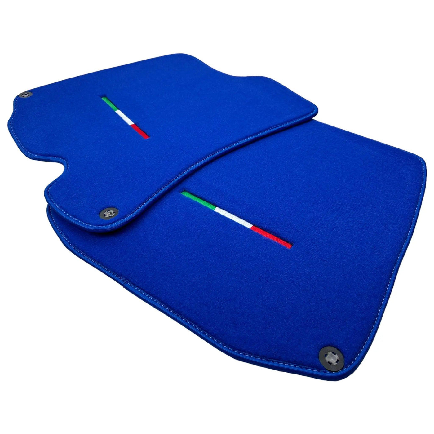 Blue Floor Mats For Ferrari Portofino (2018-2023) Italian Edition - AutoWin