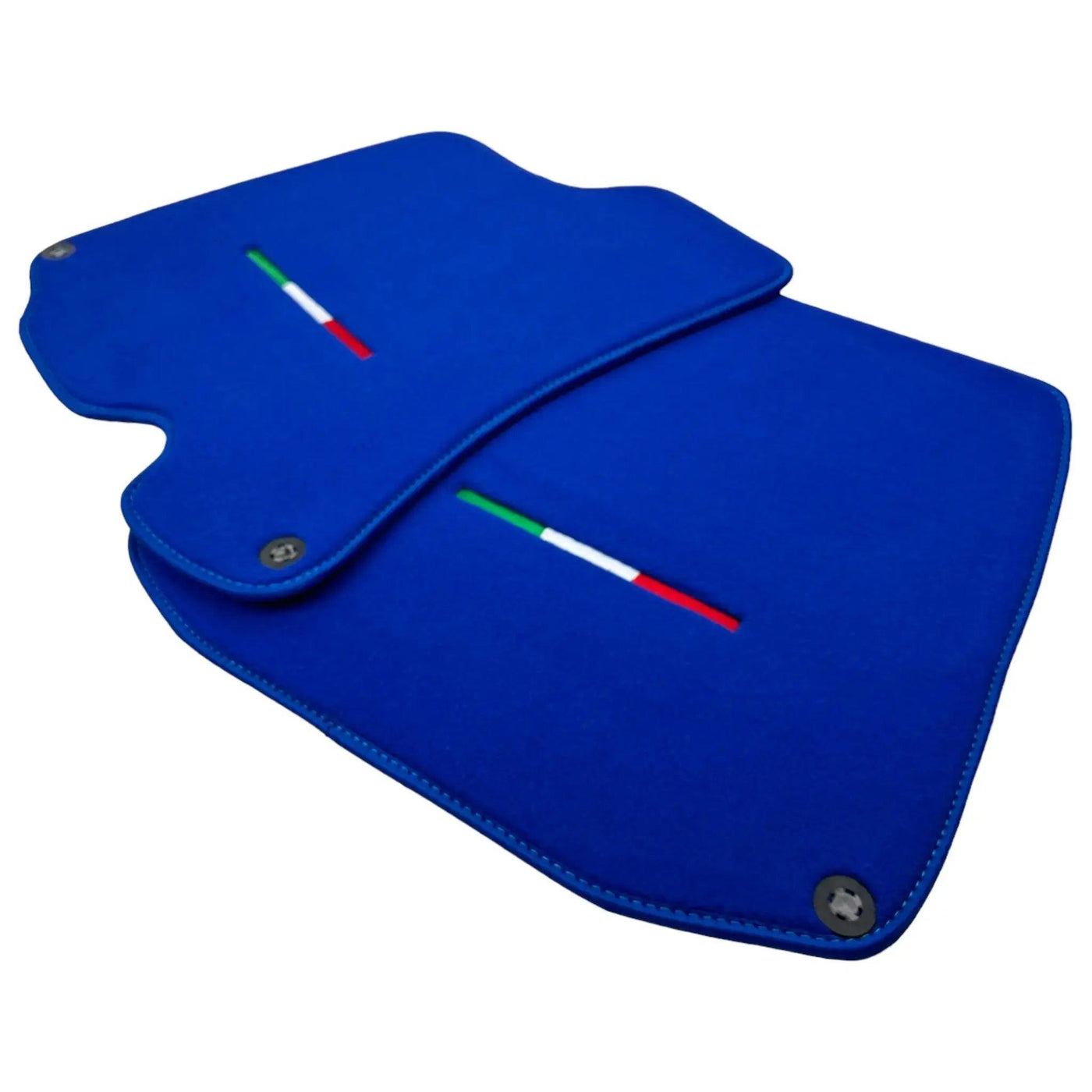 Blue Floor Mats For Ferrari Roma (2021-2024) Italian Edition - AutoWin