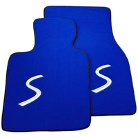 Blue Floor Mats for Mini Cooper / One R53 (2001-2007) Cooper S - AutoWin