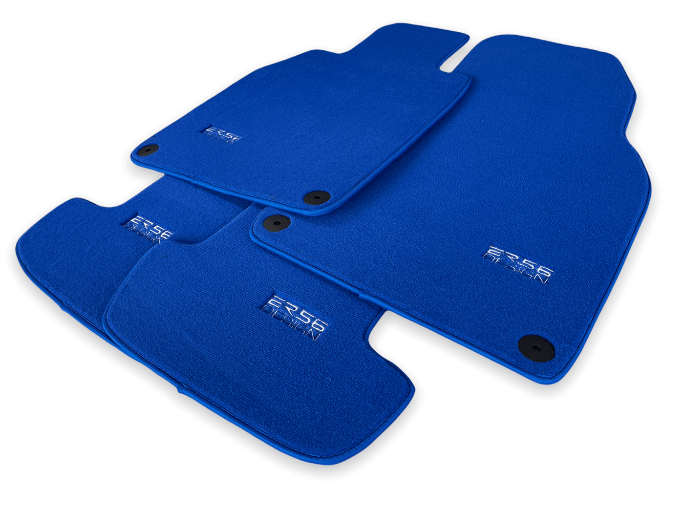 Blue Floor Mats for Porsche Panamera (2017-2023) | ER56 Design - AutoWin
