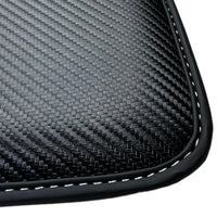 Carbon Fiber Floor Mats for Ford Mustang GT500 Shelby (2015-2021) with Cobra Sewing - AutoWin