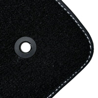 Carbon Fiber Floor Mats for Ford Mustang GT500 Shelby (2015-2021) with Cobra Sewing - AutoWin