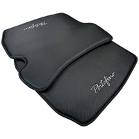 Carbon Fiber Leather Floor Mats For Ferrari Portofino (2018-2023) - AutoWin