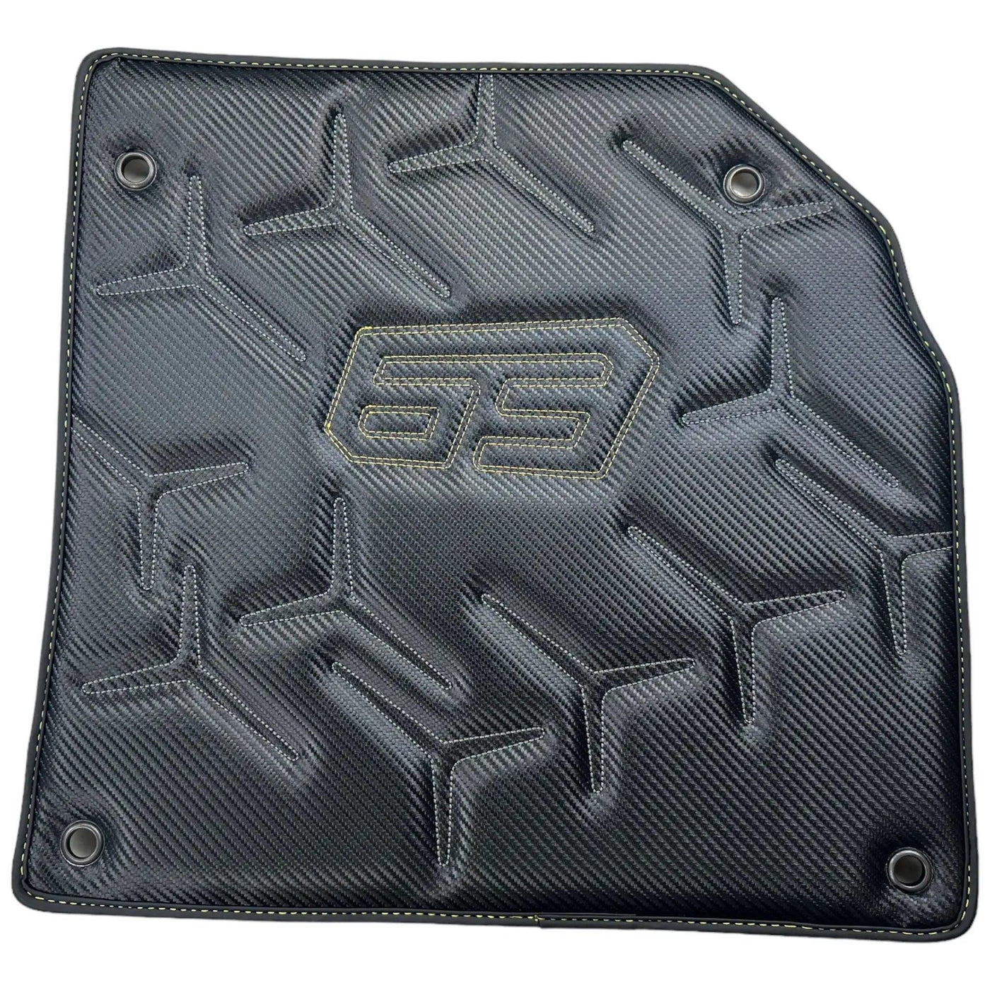 Carbon Leather Floor Mats for Lamborghini Aventador SVJ 63 Edition - AutoWin
