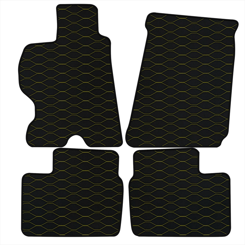 Tappetini in pelle personalizzabili con motivo Viper Hex per