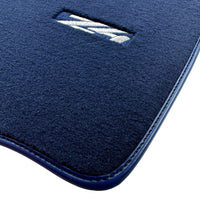 Dark Blue Floor Mats for BMW Z4 Series E86 Coupe (2003-2008) - AutoWin