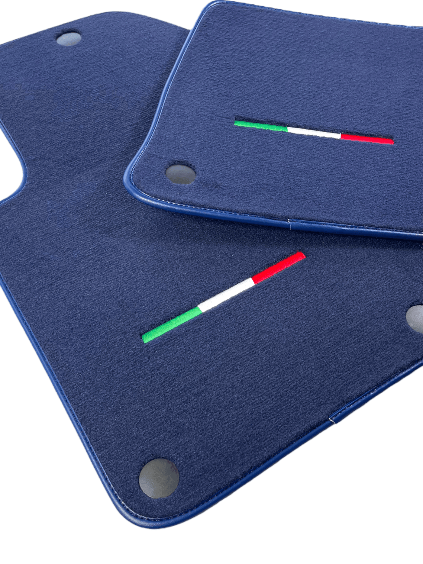 Dark Blue Floor Mats For Ferrari 612 Scaglietti 2005-2011 Italian Edition - AutoWin