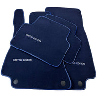 Dark Blue Floor Mats For Mercedes Benz E-Class W213 Sedan (2016-2020) | Limited Edition - AutoWin