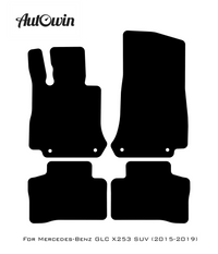 Dark Blue Floor Mats For Mercedes Benz GLC-Class X253 SUV (2015-2019) | Limited Edition - AutoWin