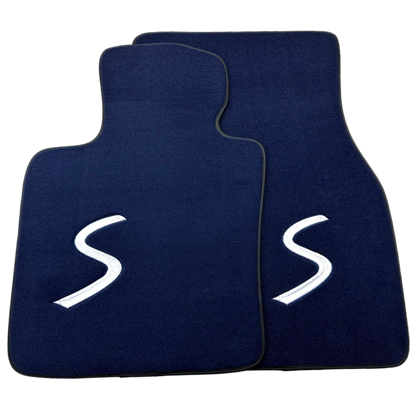 Dark Blue Floor Mats for Mini Cooper / One R53 (2001-2007) Cooper S - AutoWin