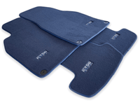 Dark Blue Floor Mats for Porsche Panamera (2009-2016) | ER56 Design - AutoWin