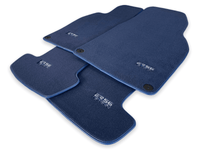 Dark Blue Floor Mats for Porsche Taycan (2019-2023) | ER56 Design - AutoWin