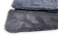 Dark Gray Sheepskin Floor Mats For Bentley Flying Spur (2005-2013) Design Brand - AutoWin