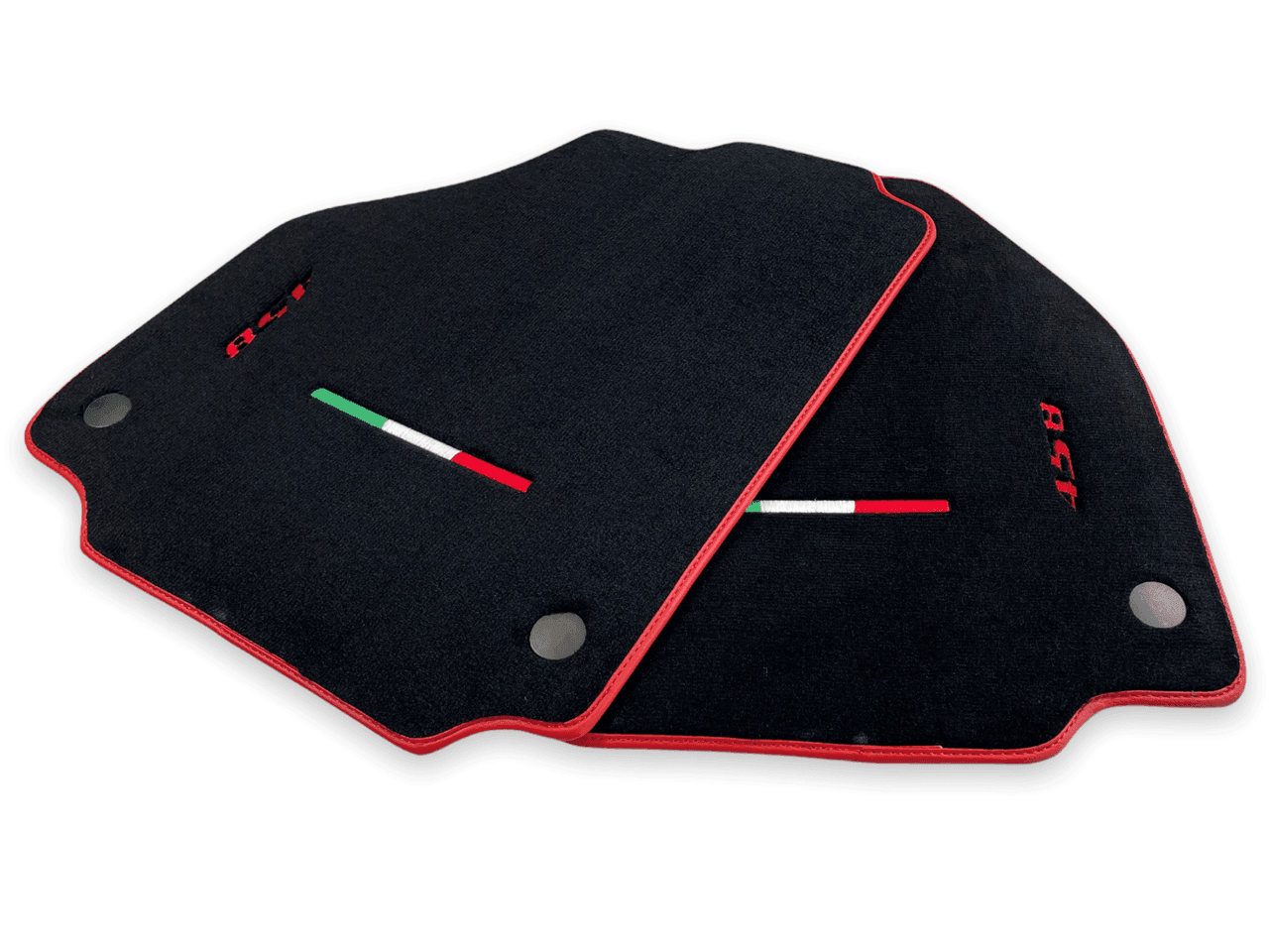 Floor Mats For Ferrari 458 Italia (2009-2015) Red Trim - AutoWin