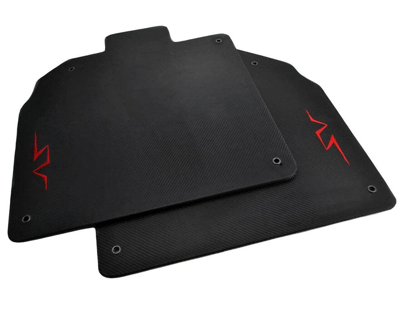 Floor Mats for Lamborghini Aventador Sv Leather Carbon Limited Edition - AutoWin