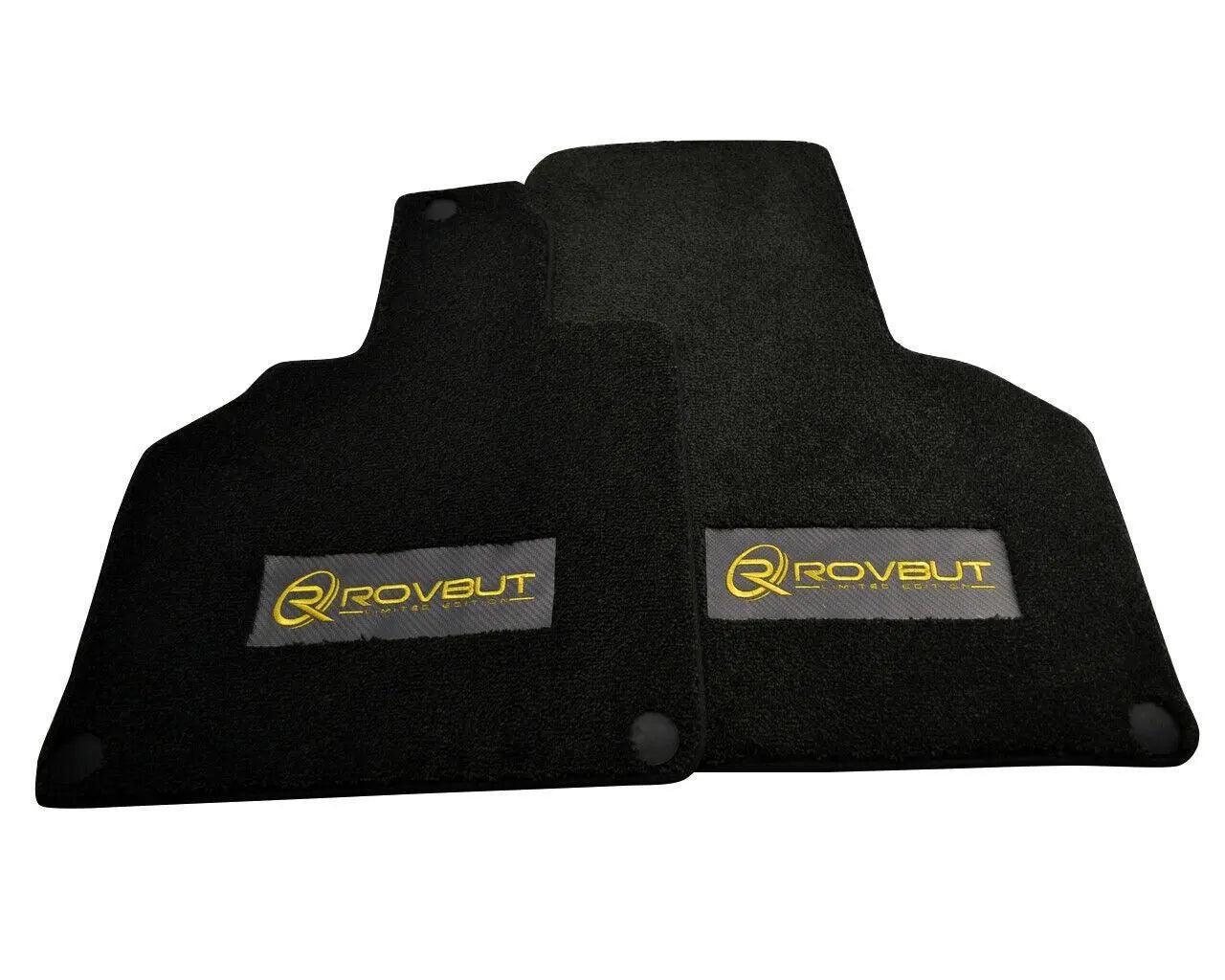 Floor Mats for Lamborghini Gallardo Leather Carbon Tailored ROVBUT Limited Edition - AutoWin