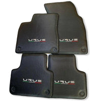 Floor Mats For Lamborghini Urus Made From Carbon Fiber Leather - AutoWin