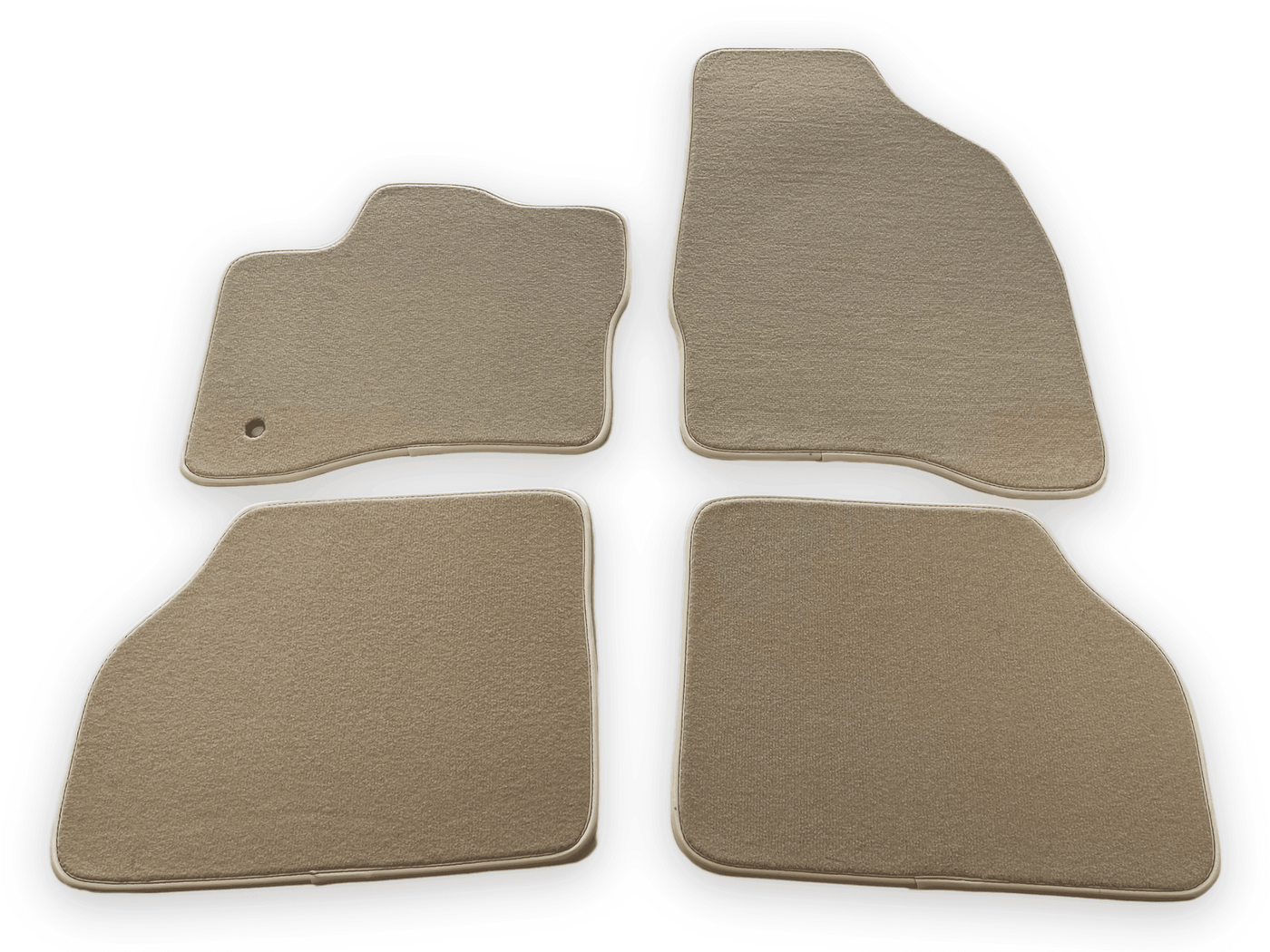 Floor Mats for Lincoln MKS (2008-2016) Beige Tailored Carpets - AutoWin