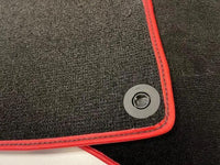 Floor Mats For Mercedes-Benz SLR McLaren 2005-2009 Black - AutoWin