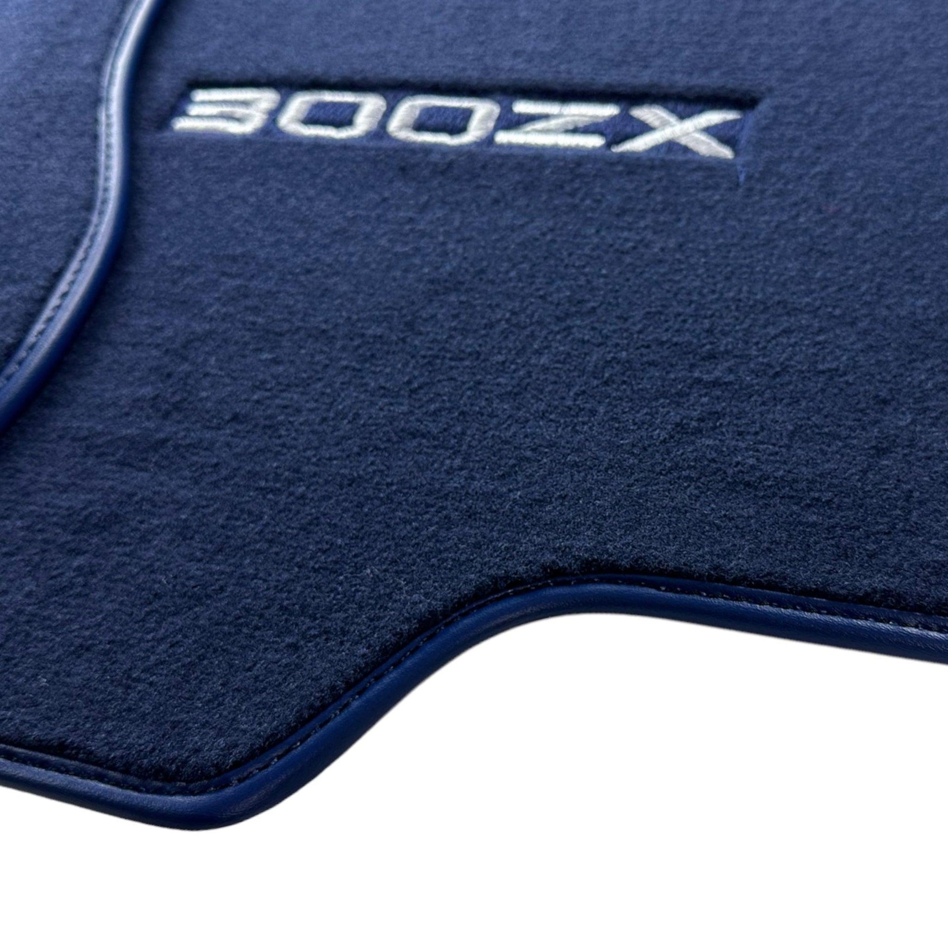 Floor Mats For Nissan 300ZX - Z32 (1990-2000) Tailored Dark Blue Carpets - AutoWin