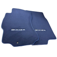 Floor Mats For Nissan 300ZX - Z32 (1990-2000) Tailored Dark Blue Carpets - AutoWin