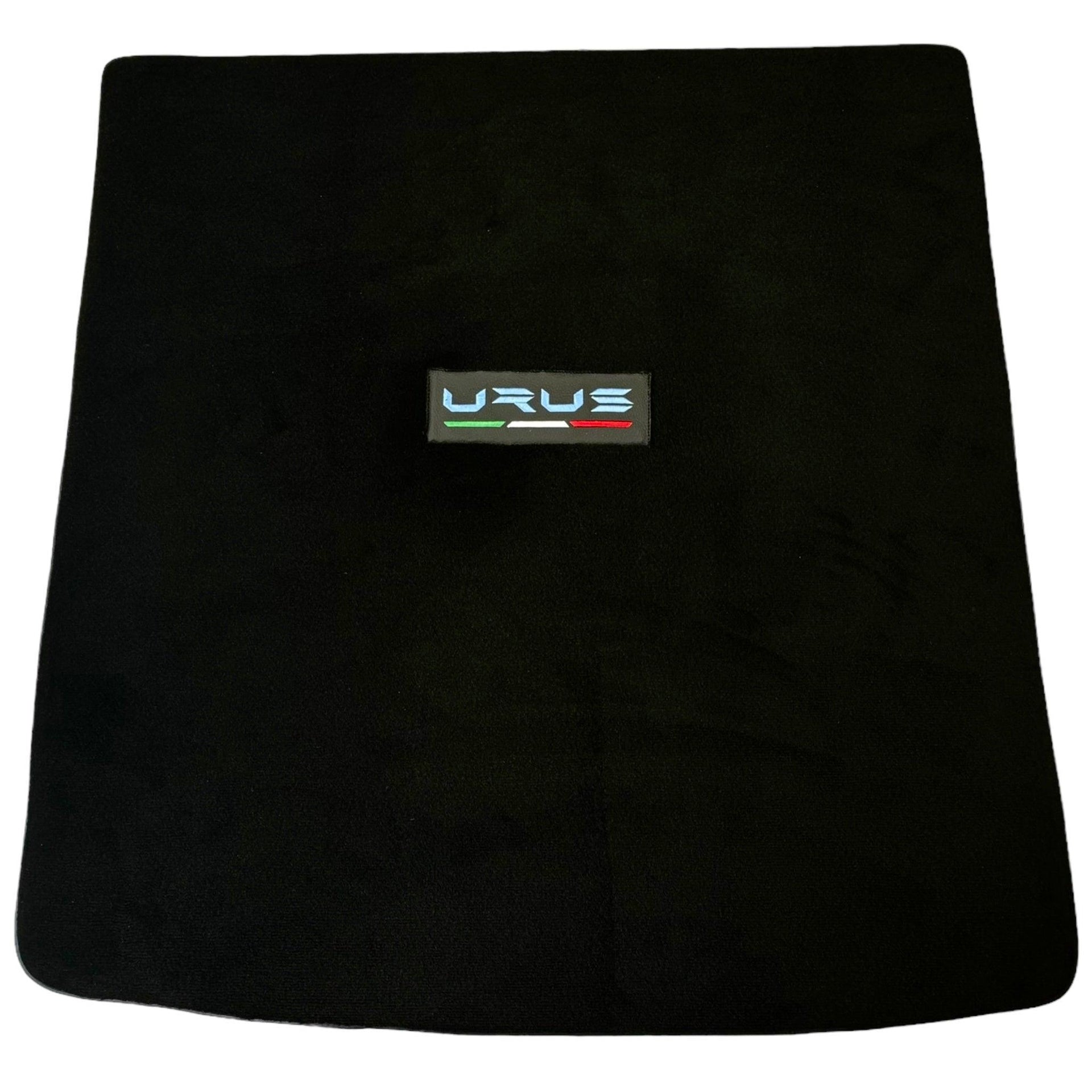 Floor Mats Set with Trunk Mat for Lamborghini Urus with Black Leather - AutoWin