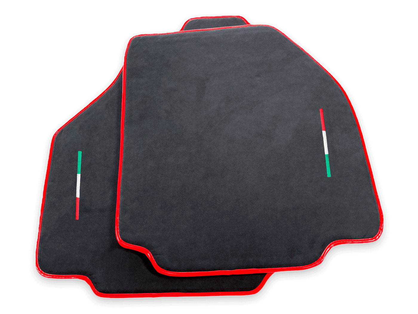 Floor Mats For Ferrari 458 Speciale (2012-2015) Alcantara Leather Red Trim