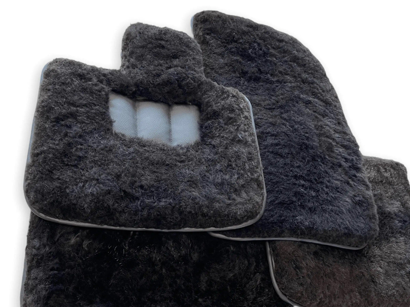 Genuine Sheepskin Floor Mats Bentley Bentayga Er56 Design Brand - AutoWin