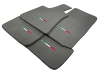 Gray Floor Mats For Maserati Coupé (2001-2007) Italy Edition - AutoWin