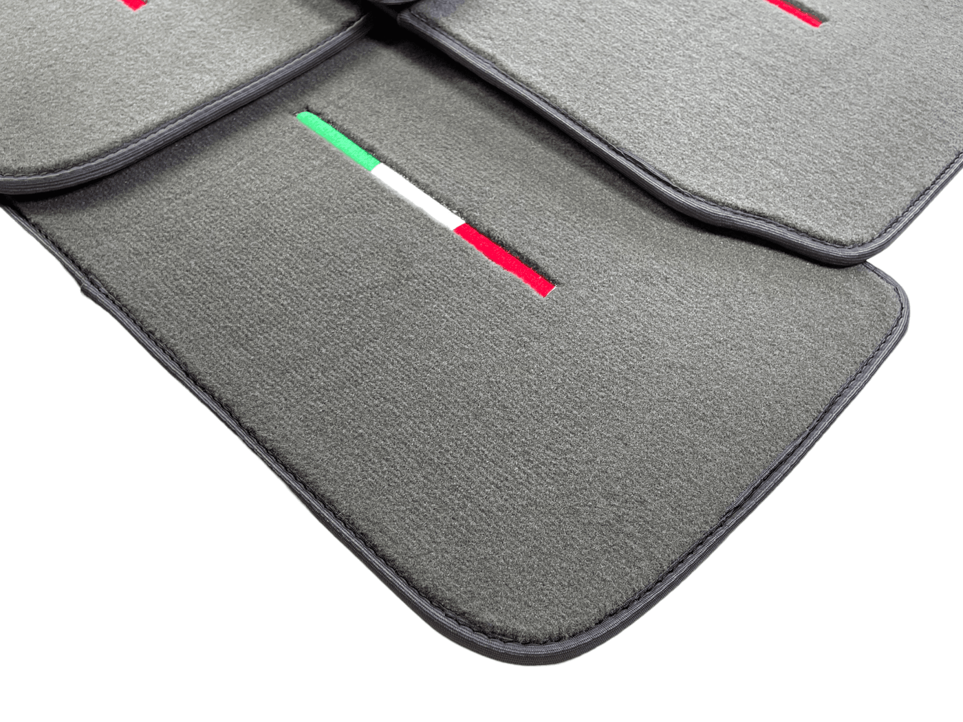 Gray Floor Mats For Maserati Coupé (2001-2007) Italy Edition - AutoWin