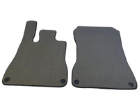 Gray Floor Mats For Mercedes-Benz R129 (1989-2001) Black Trim - AutoWin