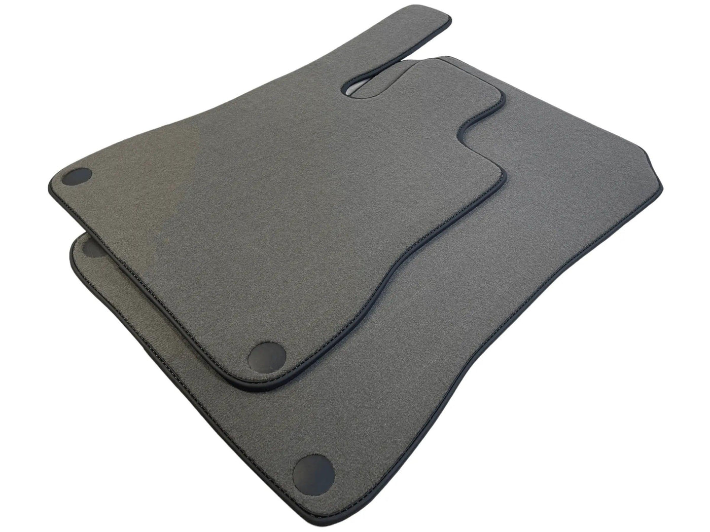 Gray Floor Mats For Mercedes-Benz SLC R172 (2016-2023) Black Trim - AutoWin