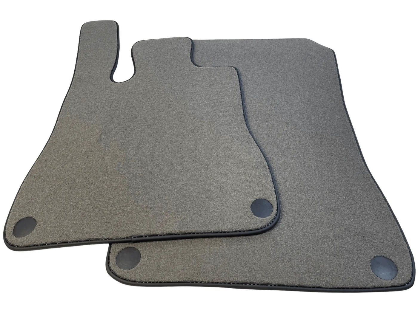 Gray Floor Mats For Mercedes-Benz SLC R172 (2016-2023) Black Trim - AutoWin