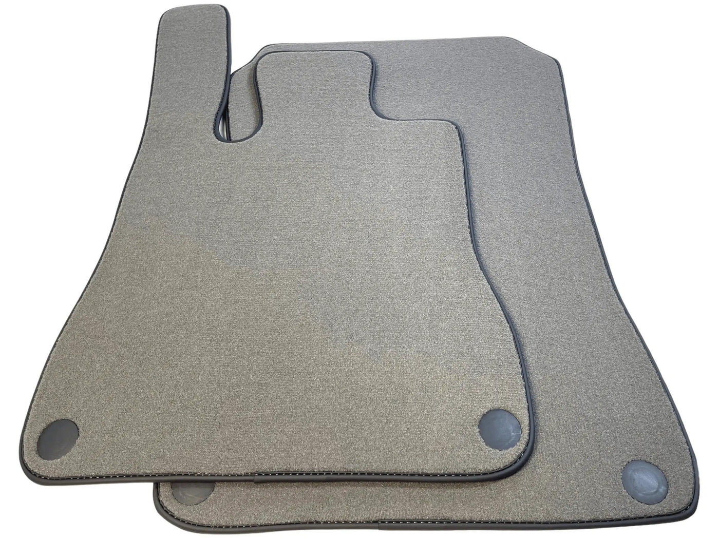 Gray Floor Mats For Mercedes-Benz SLK R172 (2011-2023) Black Trim - AutoWin