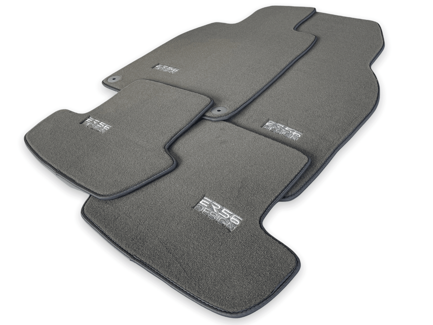 Gray Floor Mats for Porsche Taycan (2019-2023) | ER56 Design - AutoWin