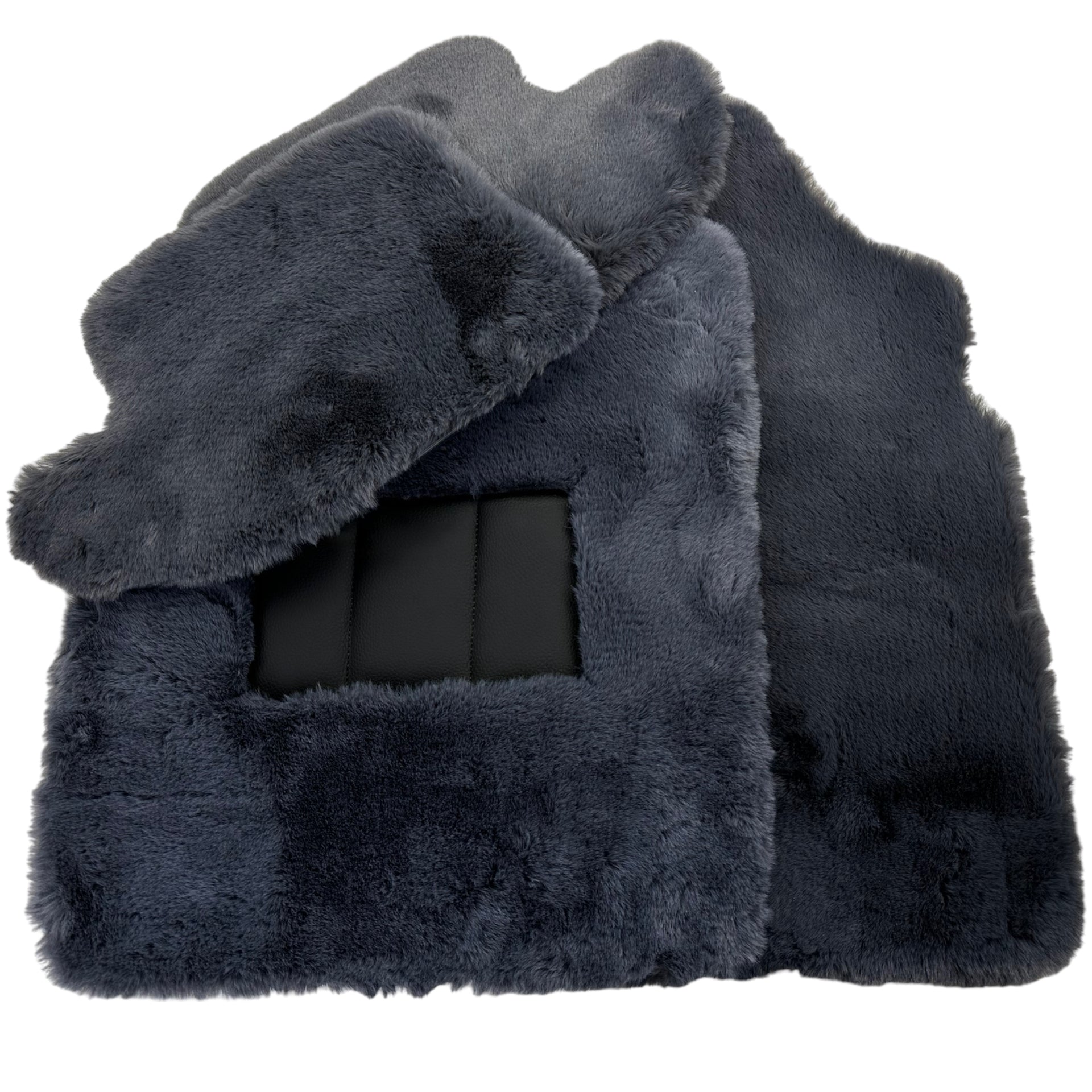 Gray Sheepskin Floor Mats For Bentley Continental GT (2011–2018) Er56 Design - AutoWin