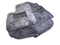 Gray Sheepskin Floor Mats For Bentley Continental GTC (2006–2011) Er56 Design - AutoWin