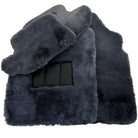 Gray Sheepskin Floor Mats For Bentley Continental GTC (2018-2023) ER56 Design - AutoWin