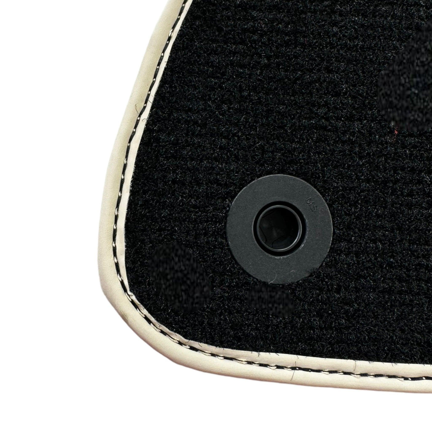 Black Floor Mats For Mercedes-Benz C-Class W204 (2007-2014) - AutoWin