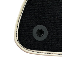 Black Floor Mats For Mercedes-Benz C-Class W204 (2007-2014) - AutoWin