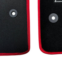 Black Floor Mats For Chevrolet Corvette C8 (2020-2024) - AutoWin