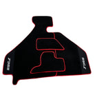 Black Floor Mats For Ferrari F355 1994-1999 With Alcantara Leather - AutoWin